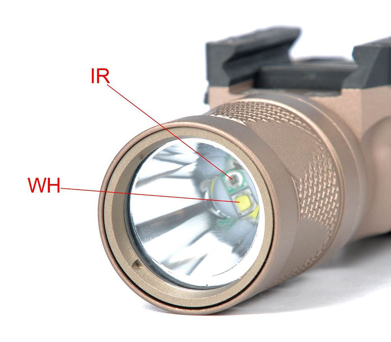 Surefire X300V-IR Flashlight White and IR Output Tan